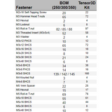 Voron Trident Fastener Kit rev A (ss304 silver) (discontinued)