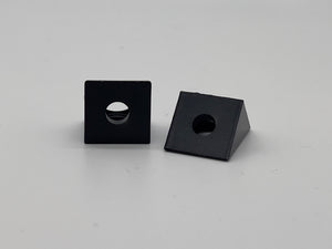 Black Angle 90 Degree Corner Connector